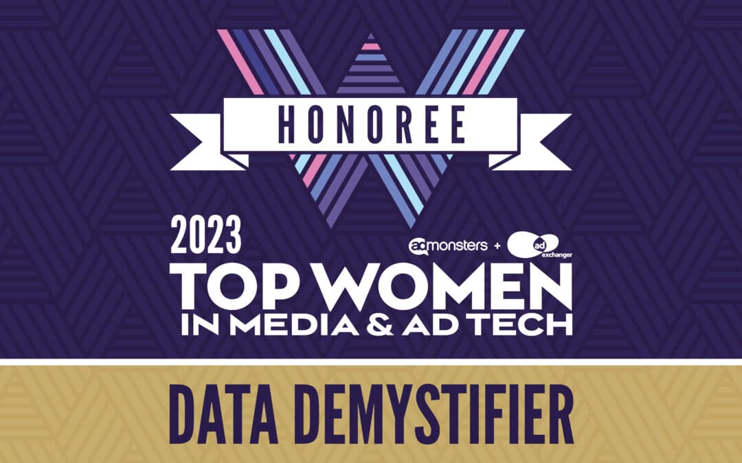 2023 top women in media and ad tech banner