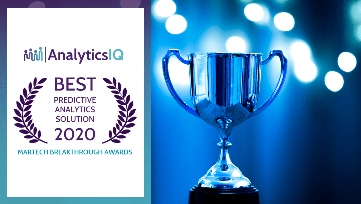 AnalyticsIQ Wins MarTech Breakthrough Award for “Best Predictive Analytics Solution”