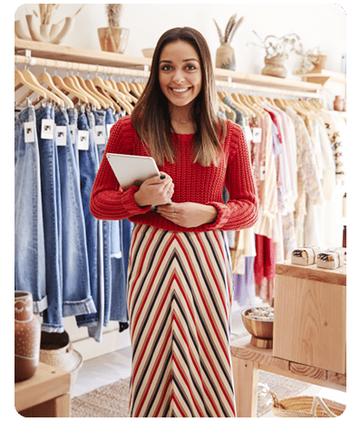 woman discussing business growth